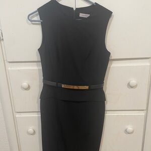 Calvin Klein Black Sleeveless Dress